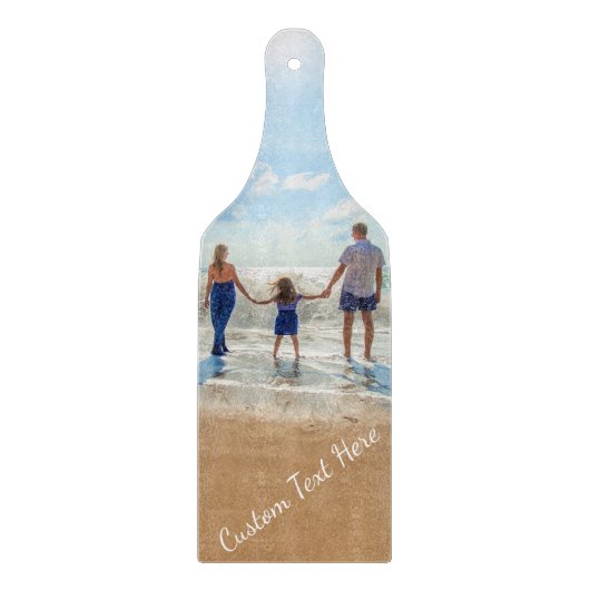 Ihr Foto-Schneidebrett-Geschenk für Ihren eigenen Schneidebrett (Vorderseite)