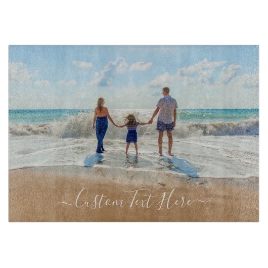 Ihr Foto-Schneidebrettgeschenk mit benutzerdefinie Schneidebrett (Vorderseite)