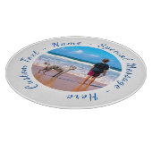 Ihr Foto-Schneidegeschenk mit Text Schneidebrett (Ecke)