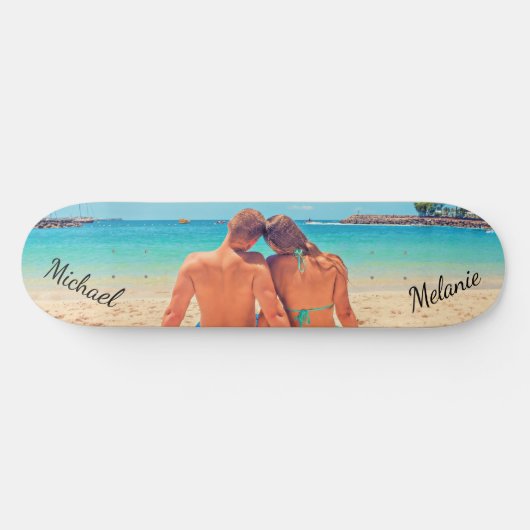 Ihr Foto-Skateboard-Geschenk mit Individuelle Name Skateboard (Horizontal)