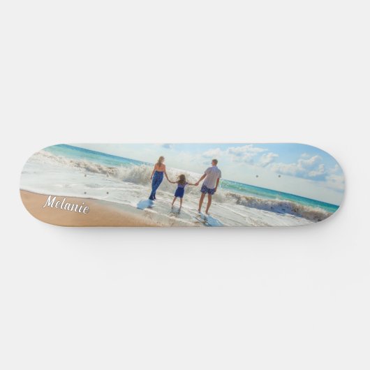 Ihr Foto-Skateboard-Geschenk mit Individuelle Name Skateboard (Horizontal)