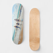 Ihr Foto-Skateboard-Geschenk mit Individuelle Name Skateboard (Vorderseite)