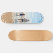 Ihr Foto-Skateboard mit benutzerdefiniertem Textna Skateboard (Horizontal)