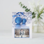 IHR FOTO Sondertext Weihnachts-Postkarte Feiertagspostkarte (Stehend Vorderseite)