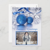 IHR FOTO Sondertext Weihnachts-Postkarte Feiertagspostkarte (Vorne/Hinten)