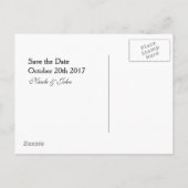 Ihr Foto speichert die Datumskarten | Postkarte (Rückseite)