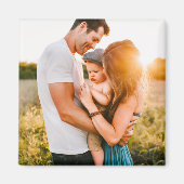 Ihr Foto Square Kühlschrankmagnet (Vorne)