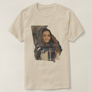 IHR FOTO Staat von Georgien gestalten T - Shirt