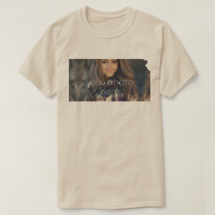 IHR FOTO Staat von Kansas Form T - Shirt