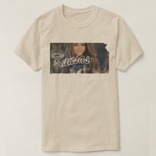 IHR FOTO Staat von Kansas Form T - Shirt (Design vorne)