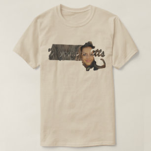 IHR FOTO Staat von Massachusetts formen T - Shirt