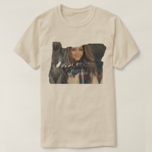 IHR FOTO Staat von Oregon Form T - Shirt