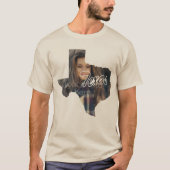 IHR FOTO Staat von Texas Form T - Shirt (Vorderseite)