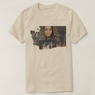 IHR FOTO Staat von Washington Form T - Shirt