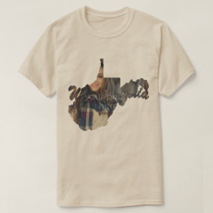 IHR FOTO Staat von West Virginia Form T - Shirt