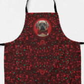 IHR FOTO Stilvolle Weihnachtsferse für Hunde Lover Schürze