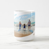 Ihr Foto Tasse Benutzerdefinierter Textname Person (Mittel)