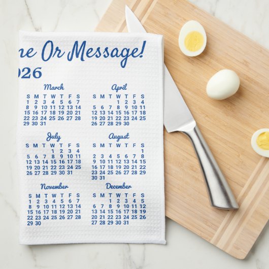 Ihr Foto Teetuchkalender Geschirrtuch (Viertel Falte)