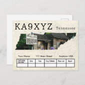 Ihr Foto Tennessee Cutout Custom QSL Postkarte (Vorne/Hinten)