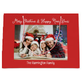 IHR Foto & Text benutzerdefiniert Große Geschenktüte (Vorderseite)