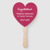 IHR FOTO & TEXT-Set für benutzerdefinierte Herzven Fächer (Rückseite)