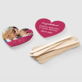 IHR FOTO & TEXT-Set für benutzerdefinierte Herzven Fächer (Non-assembled)