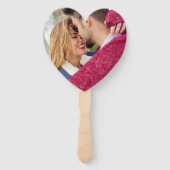 IHR FOTO & TEXT-Set für benutzerdefinierte Herzven Fächer (Vorderseite)