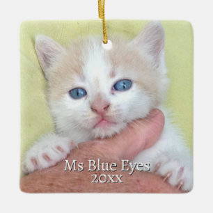 Ihr Foto/Text - Traditionelles Jährliches Geschenk Keramikornament