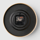 Ihr Foto, Text und jede farbgepunktete Uhr (Rückseite)