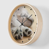 Ihr Foto, Text und jede farbgepunktete Uhr (Winkel)