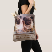 Ihr FOTO, Text und personalisierte Tasche (Von Nahem)