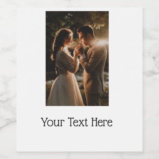 IHR Foto- & Textweinetikett Weinetikett (Einzelnes Label)