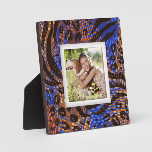 Ihr Foto Tiermuster Frameless Easel Back Fotoplatte (Vorderseite)