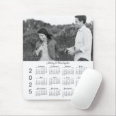 Ihr Foto trägt Personalisierte 2025-Kalender Mousepad (Mit Mouse)