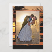 Ihr Foto Tropcial Sunset Beach Danke Karte (Rückseite)