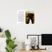 Ihr Foto und ein Gedicht Poster (Heimbüro)