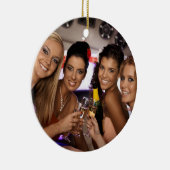 Ihr Foto und Ihr Arrow-Ornament Keramikornament (Rechts)