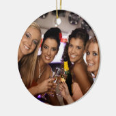 Ihr Foto und Ihr Arrow-Ornament Keramikornament (Links)