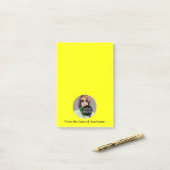 Ihr Foto und Ihre Botschaft passen sich leicht gel Post-it Klebezettel (Auf Schreibtisch)