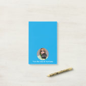 Ihr Foto und Ihre Nachricht passen dieses einfache Post-it Klebezettel (Auf Schreibtisch)