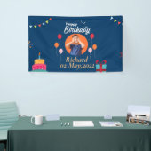 IHR FOTO UND IHREN NAMEN BIRTHTAG BANNER (Messeveranstaltung)