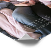 Ihr Foto und Name 2022 Calendar Imitate Leinwand Poster (Ecke)