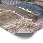 Ihr Foto und Name 2025 Calendar Imitats Leinwand Poster (Ecke)