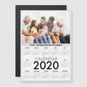 Ihr Foto und Name Anpassbar im Kalender 2020 Magnetkarte (Vorne/Hinten)