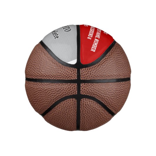 Ihr Foto und Name auf Basketballtrainer oder Spiel Mini Basketball (Rechts)