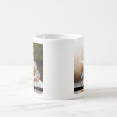 Ihr Foto und Name Doppelseitige Tasse (Mittel)