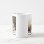 Ihr Foto und Name Doppelseitige Tasse (Mittel)