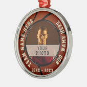 Ihr FOTO und personalisierten Ornament Aus Metall (Links)