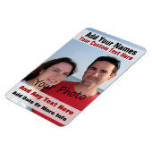 Ihr Foto und Text auf einem flexiblen Bildschirm Magnet (Linke Seite)