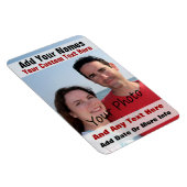 Ihr Foto und Text auf einem flexiblen Bildschirm Magnet (Rechte Seite)